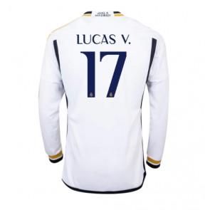 Real Madrid Lucas Vazquez #17 Replika Hjemmebanetrøje 2023-24 Langærmet